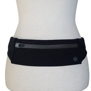 Lululemon Women's Black Fast Free Run Belt Size L/XL Adjustable